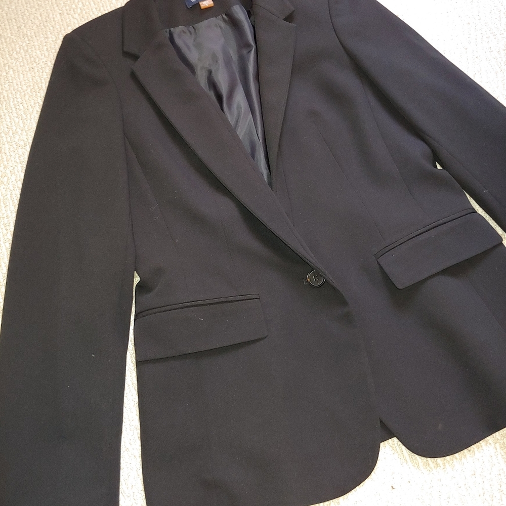 Tommy Hilfiger Perfect Black Blazer, Sz 8